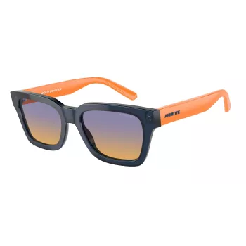 Óculos de sol ARNETTE unissexo AN4334-12422H preto mate retangulares polarizados 53mm