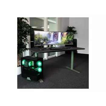 Arozzi Arena Medium ARENA-MEDIUM-FST secretária gaming, 140 × 75,5 cm, Forest Green