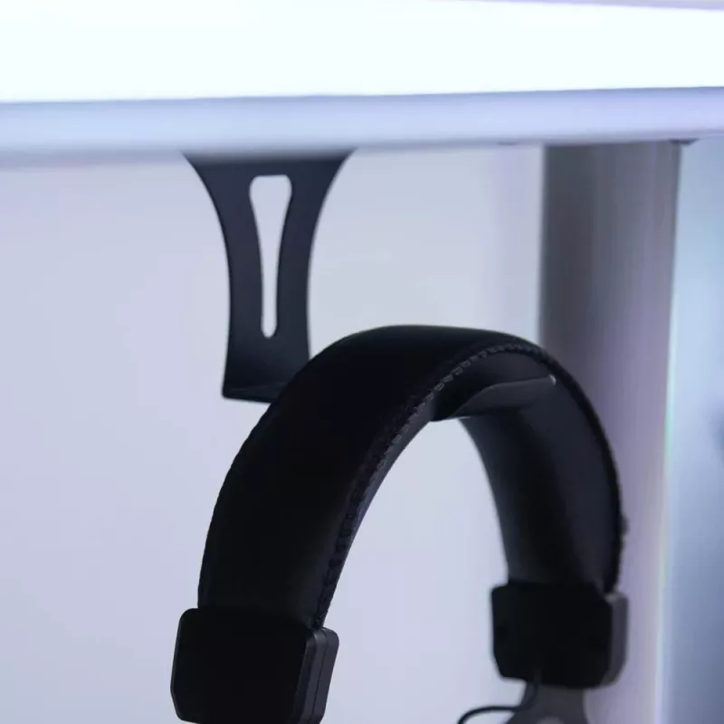 Arozzi Suporte para auscultadores AZ-HEADSET-HANGER-BK para aparafusar, preto
