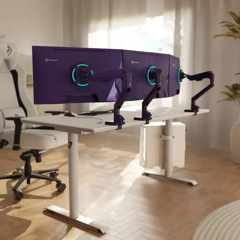 Arozzi Nova Monitor gaming IPS QHD 27 polegadas 16:9, 2560x1440, 180Hz, 1ms, 2xHDMI, roxo