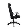 Cadeira de gaming Arozzi Torretta Soft Fabric – preto puro, estrutura metálica, coluna a gás classe 4, braços 3D