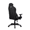 Cadeira de gaming Arozzi Torretta Soft Fabric – preto puro, estrutura metálica, coluna a gás classe 4, braços 3D