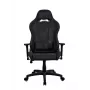 Cadeira de gaming Arozzi Torretta Soft Fabric – preto puro, estrutura metálica, coluna a gás classe 4, braços 3D