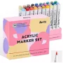 Marcadores acrílicos ARRTX 30D - Conjunto com 30 cores