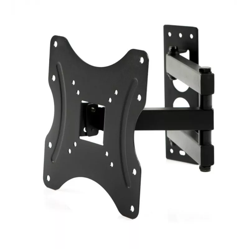 ART AR-60A Suporte de parede para TV Full Motion para ecrãs LED/LCD de 19-42 polegadas, 35 kg, Preto