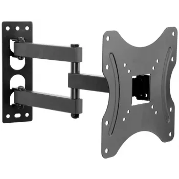 ART AR-60A Suporte de parede para TV Full Motion para ecrãs LED/LCD de 19-42 polegadas, 35 kg, Preto
