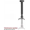 ART P-108 Suporte de projetor para teto/parede 2 em 1, universal, 15 kg, prateado