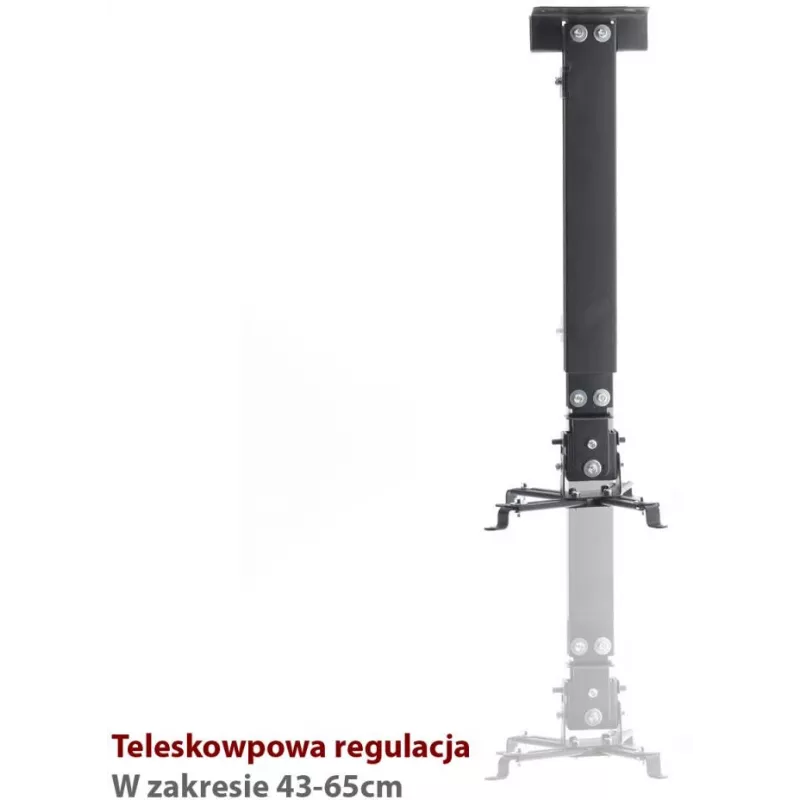 ART P-108 Suporte de projetor para teto/parede 2 em 1, universal, 15 kg, prateado