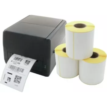Conjunto inicial de envio ARTDEV AL-T451 com impressora de etiquetas de transferência térmica