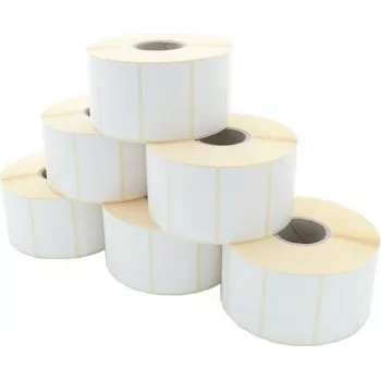 ARTDEV Rolo de etiquetas - Térmicas diretas 60 x 36 mm D127 mm núcleo 40 2000 etiquetas/rolo
