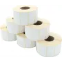 ARTDEV Rolo de etiquetas térmicas diretas 50x25mm, 105mm de diâmetro do rolo, núcleo 40mm, 1760 etiquetas/rolo
