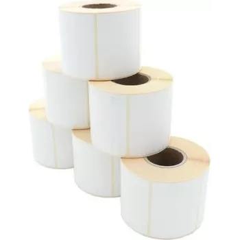 ARTDEV Rolo de etiquetas térmicas diretas 70 x 52mm, D100mm, núcleo 40, 750 etiquetas/rolo