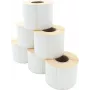 ARTDEV Rolo de etiquetas térmicas diretas 70 x 52mm, D100mm, núcleo 40, 750 etiquetas/rolo