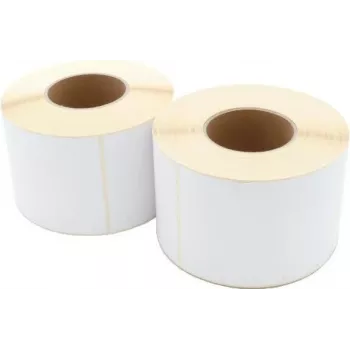 Etiqueta de transferência térmica ARTDEV em rolo 105 x 149 mm, diâmetro do rolo 180 mm, núcleo 76 mm, 900 etiquetas por rolo