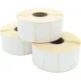ARTDEV Rolo de etiquetas de transferência térmica 50 x 25mm, 94mm AD, núcleo 40mm, 1500 etiquetas/rolo, papel branco, adesão permanente