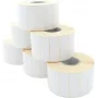 ARTDEV Rolo de etiquetas de transferência térmica 60x20mm, diâmetro do rolo 110mm, núcleo 40mm, 2600 etiquetas/rolo, branco, papel, adesivo permanente