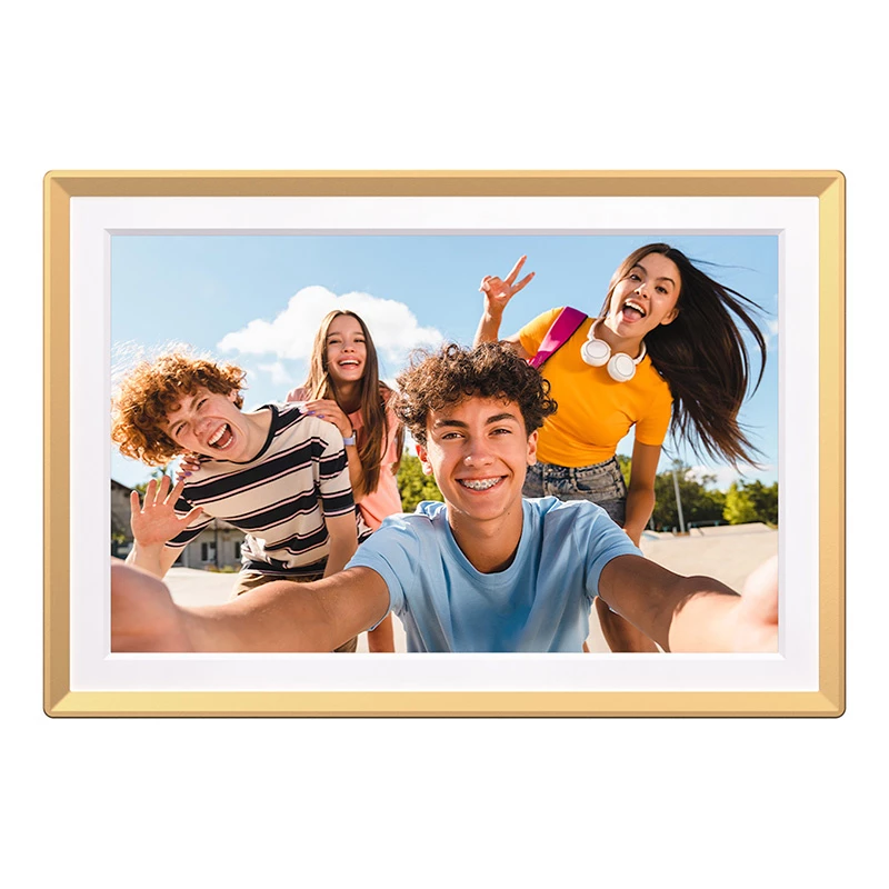 Moldura digital ARZOPA D14 Golden 14,1 polegadas Dourado