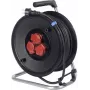 AS Schwabe 10135 tambor de cabo 50 m ficha Schuko 4 tomadas