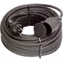 Cabo de extensão AS Schwabe 60382 5m preto H05VV-F 3G1.5 Schuko 16A 3500W VDE