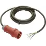 AS SCHWABE 70970 Cabo de alimentação Schuko para extremidade aberta H05VV-F 3G1.5 5m Preto