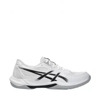 Sapatilhas de pavilhão ASICS Gel-Rocket 12 homem branco/Midnight (1071A116.101) tamanho 42 EU