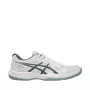 Sapatilhas de voleibol ASICS Upcourt 6 para homem branco Deep Ocean 1071A104 tamanho 44.5