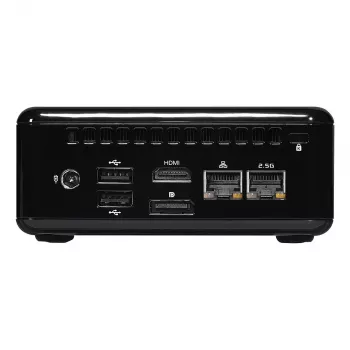 ASRock 4x4 BOX-4800U Barebone Mini PC, AMD Ryzen 7 4800U, 2x DDR4 SO-DIMM, 2x 2.5GbE, Wi-Fi 6, preto