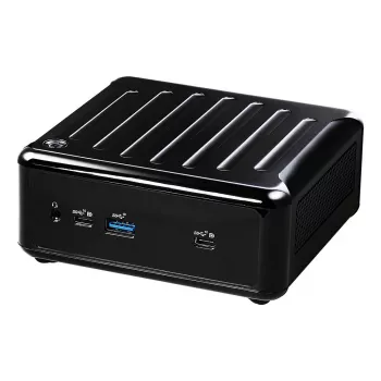ASRock 4x4 BOX-4800U Barebone Mini PC, AMD Ryzen 7 4800U, 2x DDR4 SO-DIMM, 2x 2.5GbE, Wi-Fi 6, preto