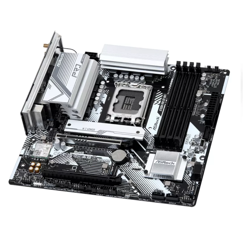 Motherboard gaming Micro-ATX ASRock B760M Pro RS WiFi Intel LGA 1700