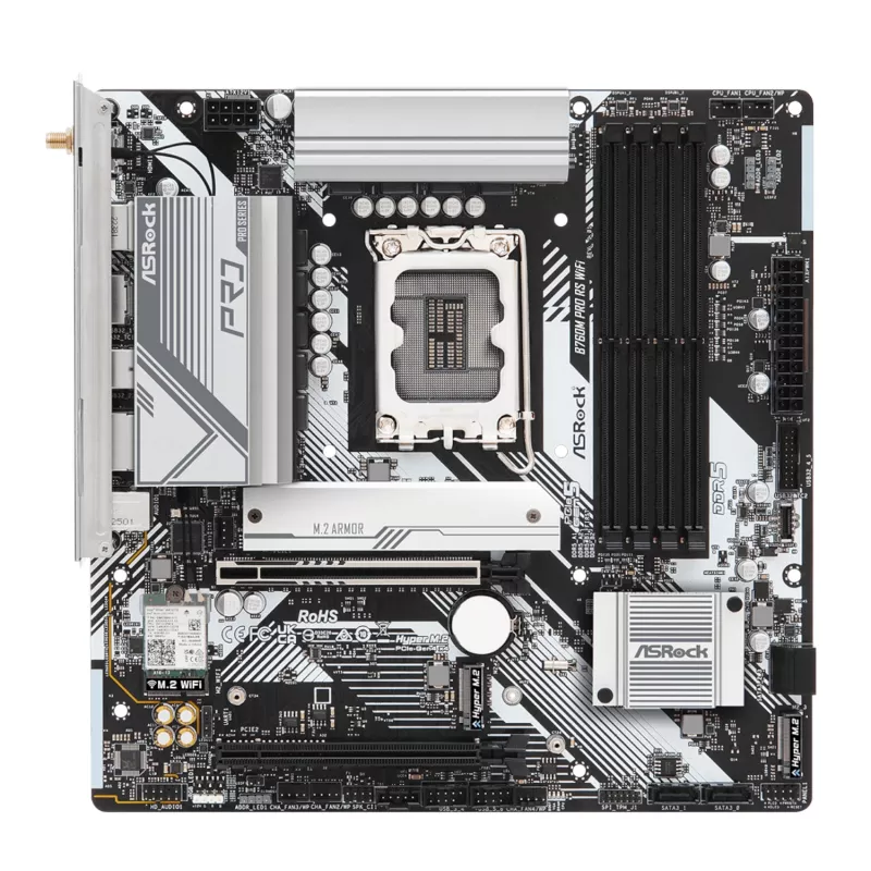 Motherboard gaming Micro-ATX ASRock B760M Pro RS WiFi Intel LGA 1700