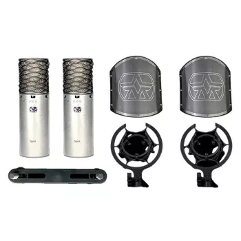 Microfones condensadores de grande diafragma Aston Microphones Spirit par estéreo