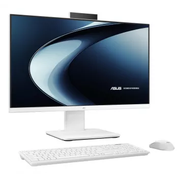 PC All-in-One ASUS 23,8 polegadas, Intel Core 5 220H, 16GB DDR5, 512GB SSD, Windows 11 Pro, branco