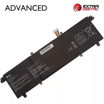 ASUS C31N1821 4210mAh Bateria de polímero de lítio para portátil ZenBook 13/14/15 UX333 UX433 UX533 Série - preto