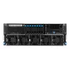 Plataforma de servidor em rack 4U ASUS ESC8000A-E13X AMD EPYC 9005 8xNVMe 2xM.2 2x10GbE 8xQSFP IPMI R3200W