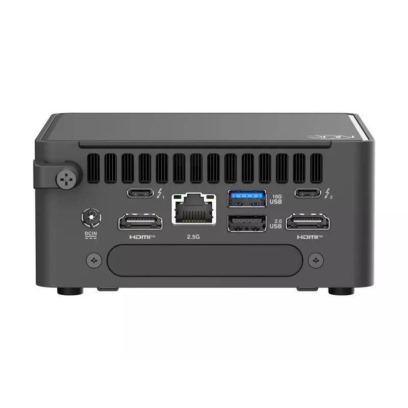 ASUS NUC 15 Pro Tall Kit RNUC15CRHU700000 - Mini-PC barebone, Intel Core Ultra 7 225H, vPro, sem RAM, sem armazenamento, Wi-Fi 7
