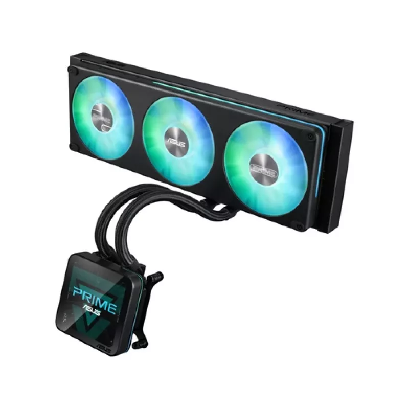 ASUS Prime SLC II 360 ARGB LCD AIO refrigeração líquida para CPU, radiador de 360 mm, AM5/AM4/LGA1851/LGA1700