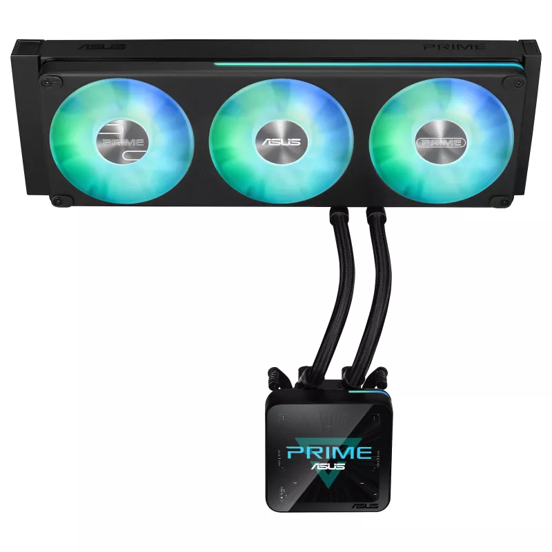 ASUS Prime SLC II 360 ARGB LCD AIO refrigeração líquida para CPU, radiador de 360 mm, AM5/AM4/LGA1851/LGA1700