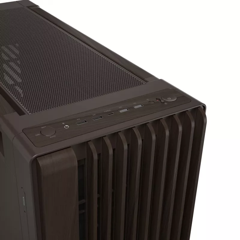 ASUS ProArt PA602 Wood Edition Retro Brown - Caixa de metal Midi-Tower