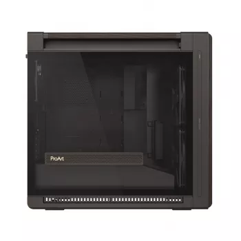 Caixa Midi-Tower ASUS ProArt PA602 Wood Edition Retro Brown com vidro temperado