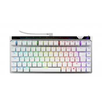 ASUS ROG Falchion Ace 75 HE teclado gaming (Moonlight White, layout alemão, ROG HFX V2 Magnetic Switches)