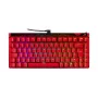 Teclado Gaming ASUS ROG Falchion Ace 75 HE vermelho (layout DE, interruptores óticos ROG HFX V2)