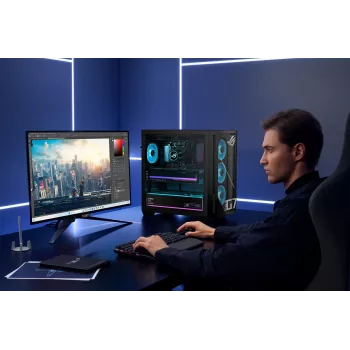 ASUS ROG G700 GM700TZ-R9800X283W PC Torre Gaming - AMD Ryzen 7 9800X3D, 32GB DDR5, 2TB SSD, Radeon RX 9070 XT, Windows 11 Home, preto