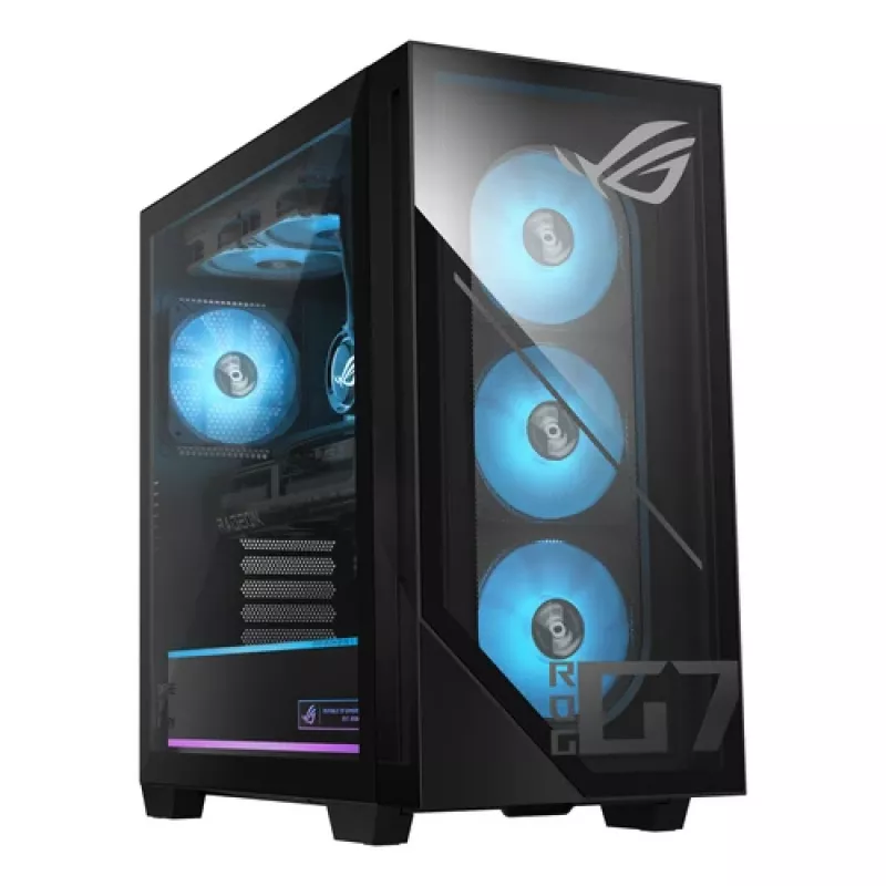 ASUS ROG Strix GM700 PC de secretária gaming – AMD Ryzen 7 9800X3D, 64GB DDR5, 2TB SSD, RTX 5080, Windows 11 Home