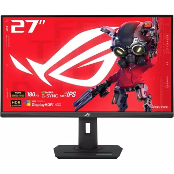 Monitor gaming ASUS ROG Strix XG27ACS 27 polegadas QHD Fast IPS, 180Hz, 1ms, DisplayHDR 400, G-SYNC Compatible, FreeSync Premium, USB-C