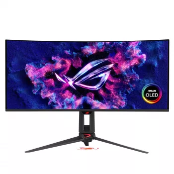 Monitor gaming curvo ASUS ROG Swift OLED PG34WCDN de 34 polegadas, WQHD, 360Hz, QD-OLED, HDMI, DP, USB-C, USB Hub, Preto