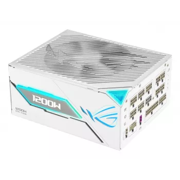 Fonte de alimentação Gaming ASUS ROG Thor 1200P3 1200W 80+ Platinum branco