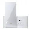 Repetidor ASUS RP-BE58 Dual-Band Wi-Fi 7, BE3456, 2,4 GHz 574 Mbit/s + 5 GHz 2882 Mbit/s, 1x porta Gigabit, AiMesh, WPA3, Branco, ficha UK