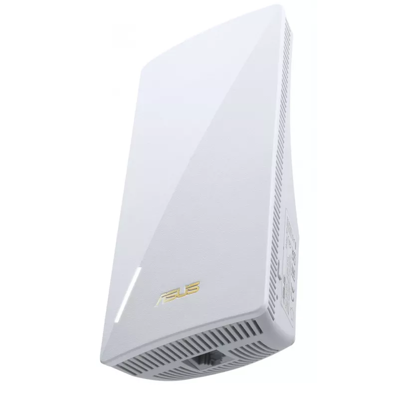 Repetidor ASUS RP-BE58 Dual-Band Wi-Fi 7, BE3456, 2,4 GHz 574 Mbit/s + 5 GHz 2882 Mbit/s, 1x porta Gigabit, AiMesh, WPA3, Branco, ficha UK