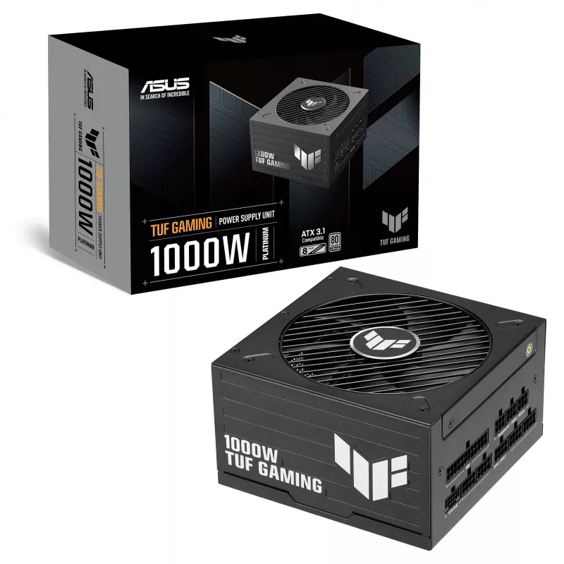 ASUS TUF-GAMING-1000P fonte de alimentação ATX 1000W 80+ Gold totalmente modular (preto)