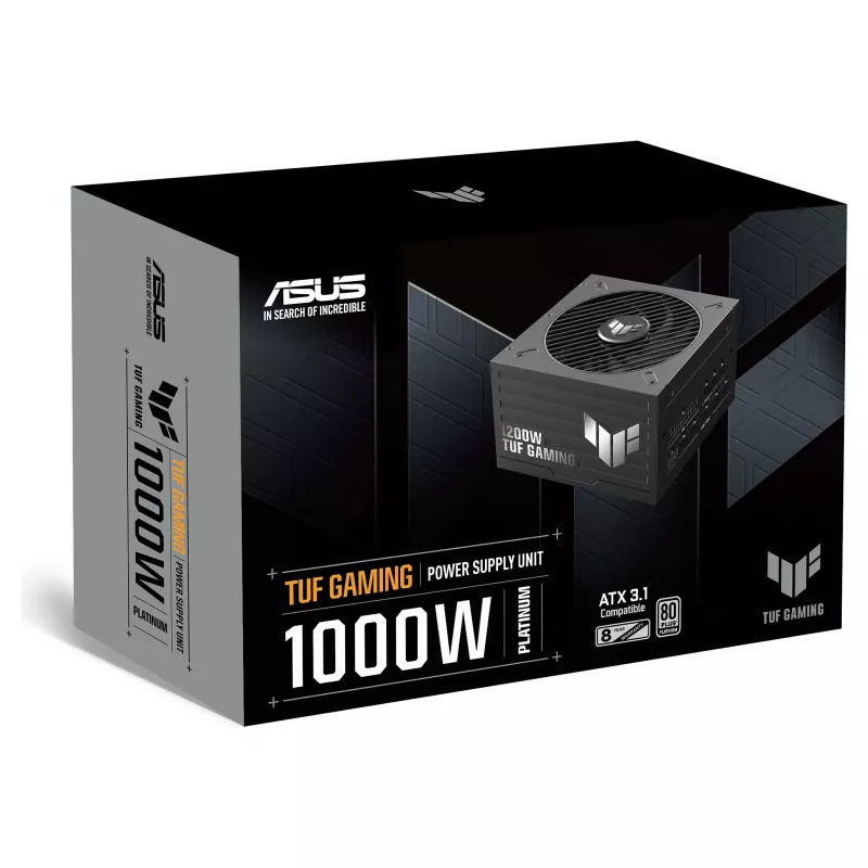 ASUS TUF-GAMING-1000P fonte de alimentação ATX 1000W 80+ Gold totalmente modular (preto)